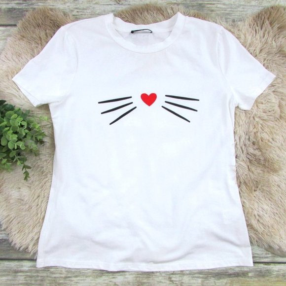 Cat Whiskers Graphic Tee - Picture 9 of 10